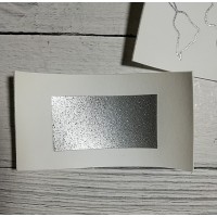 Термотрансферная плёнка с глиттером ( внутри) , серебро, 25х25 см